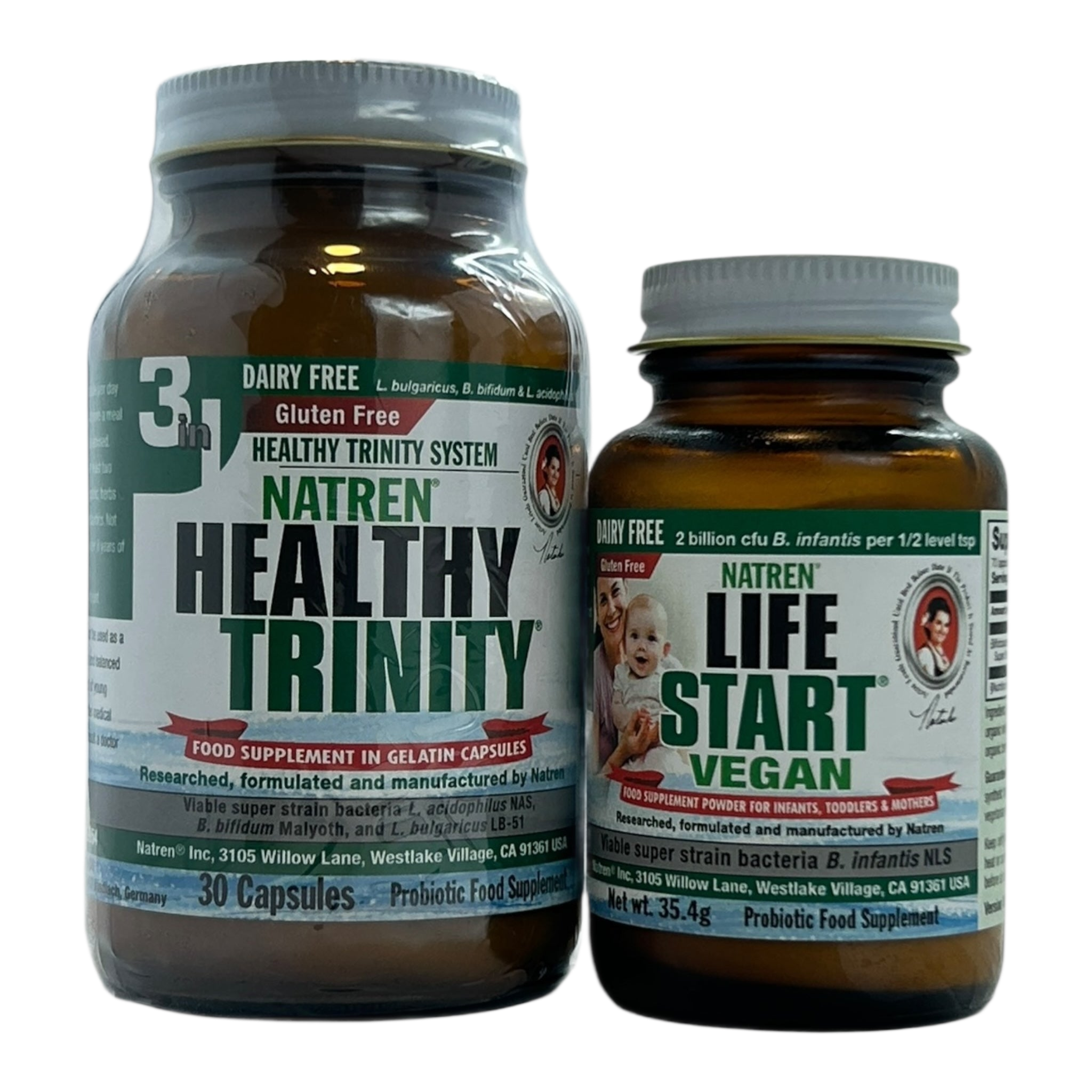 Healthy Trinity und Lifestart milchfrei