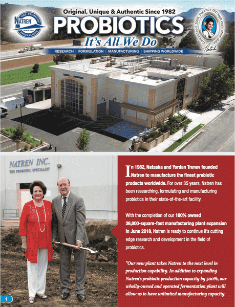 Natren original brochure – spread 1
